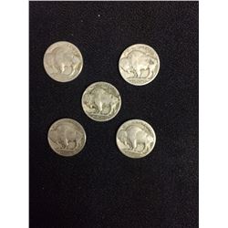 USA 5 CENT BUFFALO HEAD NICKELS
