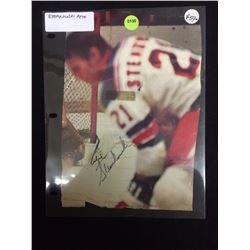 AUTOGRAPHED PETE STEMKOWSKI 8 X 11 PHOTO