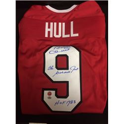 AUTHENTIC CERTIFIED BOBBY HULL AUTOGRAPHED HOCKEY JERSEY