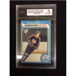 AUTHENTIC 1979-80 WAYNE GRETZKY O-PEE-CHEE ROOKIE HOCKEY CARD