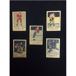 1951 NHL PARKHURST ROOKIE HOCKEY CARD LOT