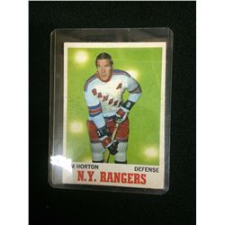 1969-70 TIM HORTON HOCKEY CARD NY RANGERS