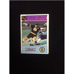 1974-75 BOBBY ORR FIRST TEAM ALL-STARS HOCKEY CARD