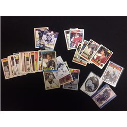 NHL HOCKEY TRADING CARDS LOT W/ SIGNED GLENN ANDERSON, MATHIAS OHLUND & ALEX EDLER