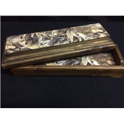 NATIVE SOLID WOOD JEWELRY BOX