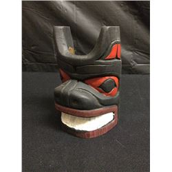 SIGNED NATIVE ART MASK