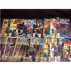 GI JOE MARVEL COMIC BOOK LOT