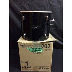 SIGNED BY GABE MANTLE OF "GOB" 16" BLACK BASIX FLOOR TOM DRUM