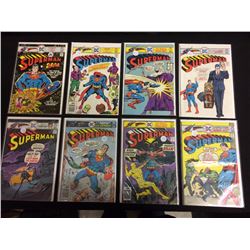 BRONZE AGE SUPERMAN DC COMIC BOOK LOT
