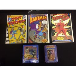 COMIC BOOKS & TRADING CARDS LOT