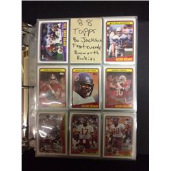 1988 TOPPS FOOTBALL CARD LOT W/ ROOKIE CARDS