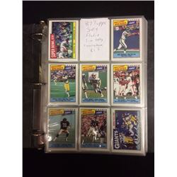 1987 TOPPS FOOTBALL CARD SET W/ ROOKIE CARDS