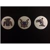 Image 1 : NATIVE PORCELAIN COASTERS LOT
