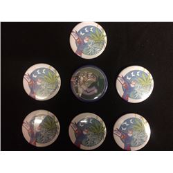 NATIVE BUTTON PRINTS BY HUBERT BILLY