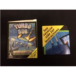 ATARI LYNX TURBO SUB VIDEO GAME W/ MANUAL