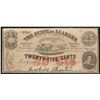 Image 1 : 1863 Twenty-Five Cents The State of Alabama Obsolete Note