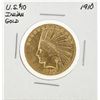 Image 1 : 1910 $10 Indian Head Eagle Gold Coin