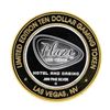 Image 1 : .999 Silver Plaza Las Vegas, NV $10 Casino Limited Edition Gaming Token