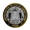 Image 2 : .999 Silver Plaza Las Vegas, NV $10 Casino Limited Edition Gaming Token