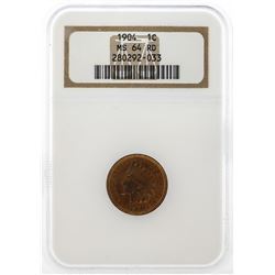 1904 Indian Head Cent NGC MS64 RD