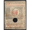Image 2 : May 5, 1780 $1 Stats of Massachusetts-Bay Spanish Milled Colonial Currency Note