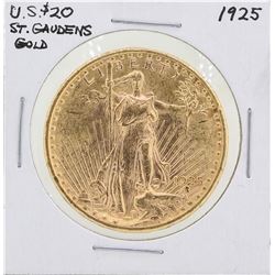1925 $20 St. Gaudens Double Eagle Gold Coin