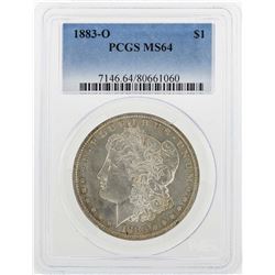 1883-O $1 Morgan Silver Dollar Coin PCGS MS64