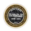 Image 2 : .999 Silver Las Vegas Club $10 Casino Gaming Token Limited Edition