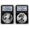 Image 1 : (2) 2013 $1 American Silver Eagle Coins NGC SP70 Enhanced Finish and PF70
