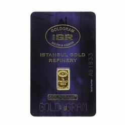 1 Gram Istanbul Gold Refinery Card