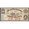 Image 1 : 1863 Twenty-Five Cents The State of Alabama Obsolete Note