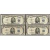 Image 1 : Lot of (4) 1953A $5 Silver Certificate Notes