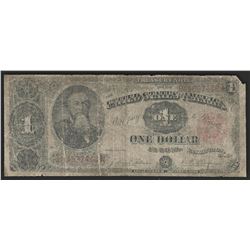 1891 $1 Treasury Coin Note