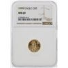 Image 1 : 1999 $5 American Eagle Gold Coin NGC MS69