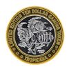 Image 2 : .999 Fine Silver Tropicana Las Vegas $10 Casino Limted Edition Gaming Token