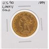 Image 1 : 1894 $10 Liberty Head Eagle Gold Coin