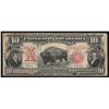 Image 1 : 1901 $10 Bison Legal Tender U.S. Currency Note