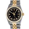 Image 1 : Rolex Mens Two Tone 14KT Yellow Gold Diamond Datejust Wristwatch