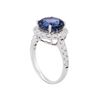 Image 3 : 14KT White Gold 4.26ct Tanzanite and Diamond Ring