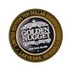 Image 2 : .999 Silver Golden Nugget Las Vegas $10 Casino Gaming Token Limited Edition