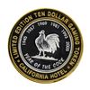Image 2 : .999 Fine Silver Sam Boyd's California $10 Casino Limted Edition Gaming Token