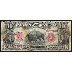 1901 $10 Bison Legal Tender U.S. Currency Note