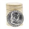 Image 1 : Roll of (20) 1961 Brilliant Uncirculated Franklin Half Dollar Coins