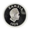 Image 1 : 1989 Zambia 10 Kwacha Save the Child Silver Proof Coin