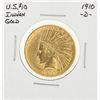 Image 1 : 1910-D $10 Indian Head Eagle Gold Coin