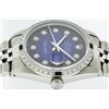 Image 7 : Rolex Mens Stainless Steel Sapphire and Diamond Datejust Wristwatch