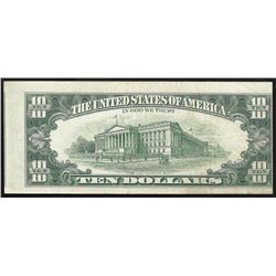 1969A $10 Federal Reserve Note ERROR Misalignment