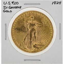 1924 $20 St. Gaudens Double Eagle Gold Coin