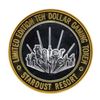 Image 2 : .999 Silver Stardust Resort Las Vegas, Nevada $10 Casino Limted Edition Gaming T