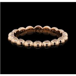 14KT Rose Gold Beaded Band Ring